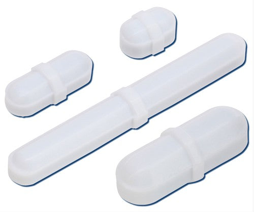 Bel-Art Spinbar Teflon Polygon Magnetic Stirring Bar; 60 x 10mm, White Bel-Art Spinbar Teflon Polygon Magnetic Stirring Bar; 60 x 10mm, White