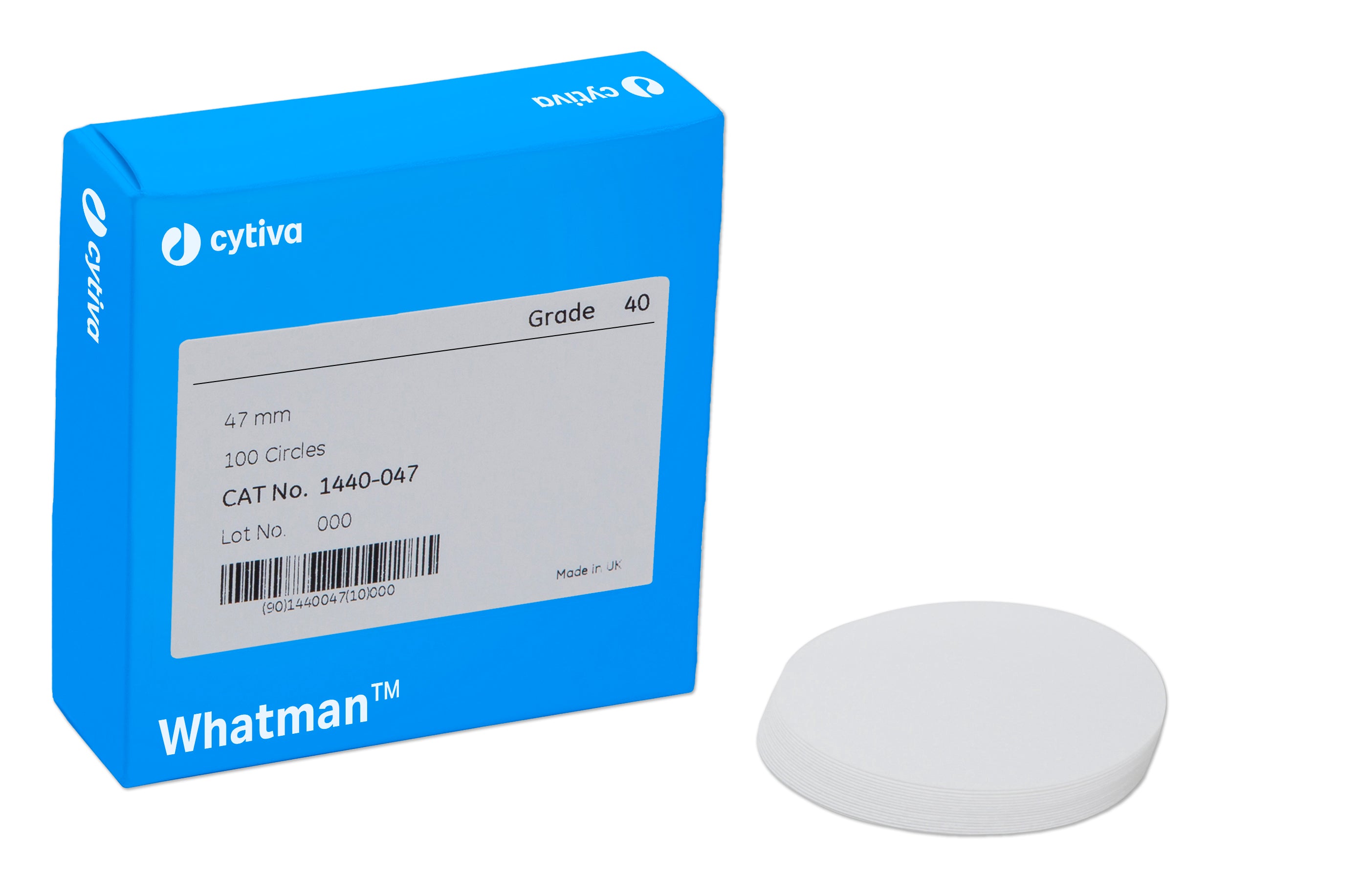 Cytiva Whatman™ Grade 40 Circle Ashless Quantitative Filter Papers