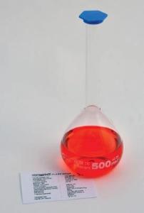 Class A Volumetric Flask with Plastic Snap Cap