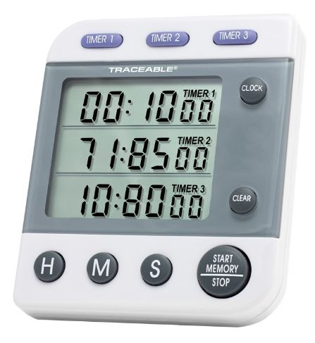 Three Line, Programmable, Traceable, Digital Timer