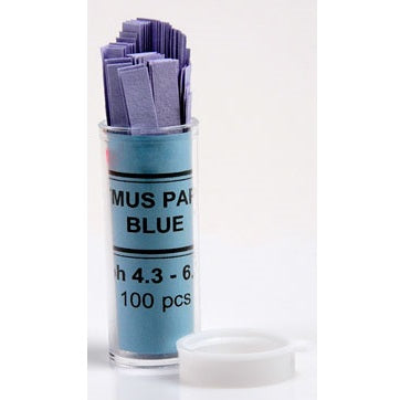 Blue Litmus Acid Test Paper - 4.3 to 6.8pH