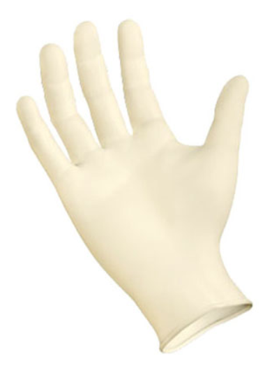 Long white best sale latex gloves