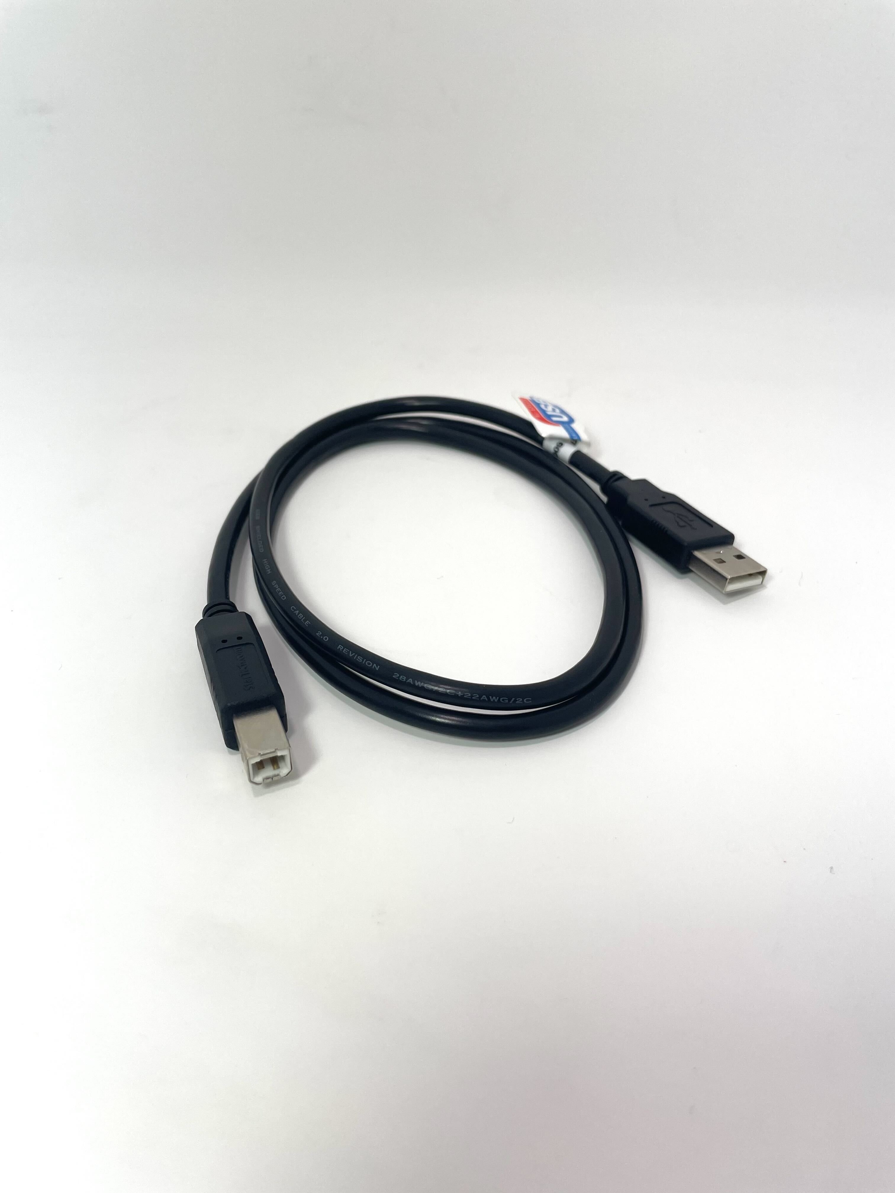 3 ft USB 2.0 Certified A to B Cable – Cambridge Environmental Products, Inc.