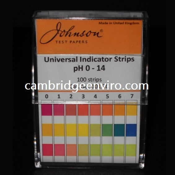 pH Indicator Strips - 0-14 pH