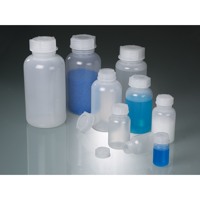Bürkle Wide-Neck LDPE Bottles with Screw Cap