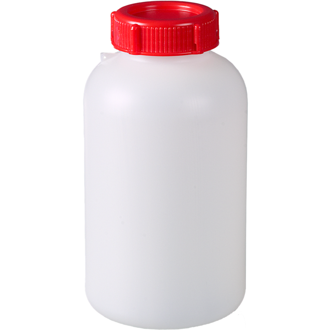 Bürkle 0322-1000 1 L sealable HDPE retained-sample bottle