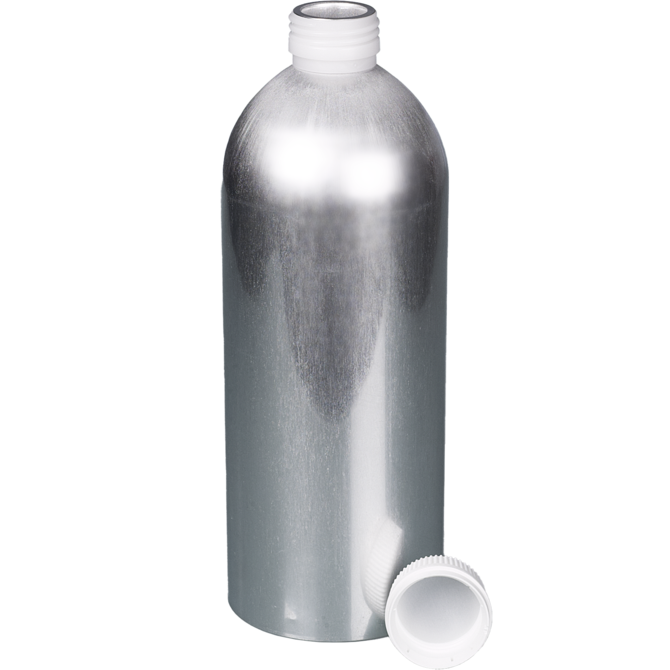Bürkle UN-Approved Aluminum Bottles with Tamper-Evident Cap