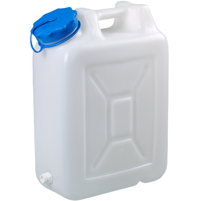 Bürkle 0431-1010 11 L wide-neck canister for liquid storage and dispensing