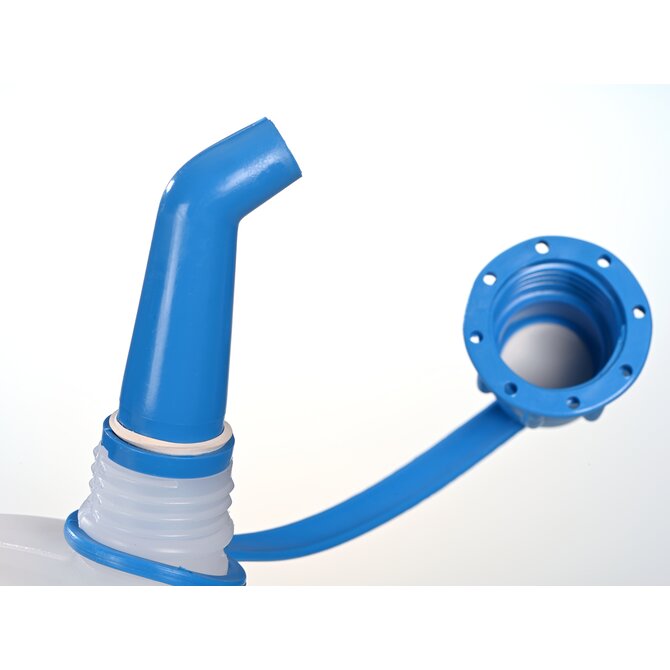 Bürkle Wide-Neck HDPE Canister with 3/4" Threaded Outlet