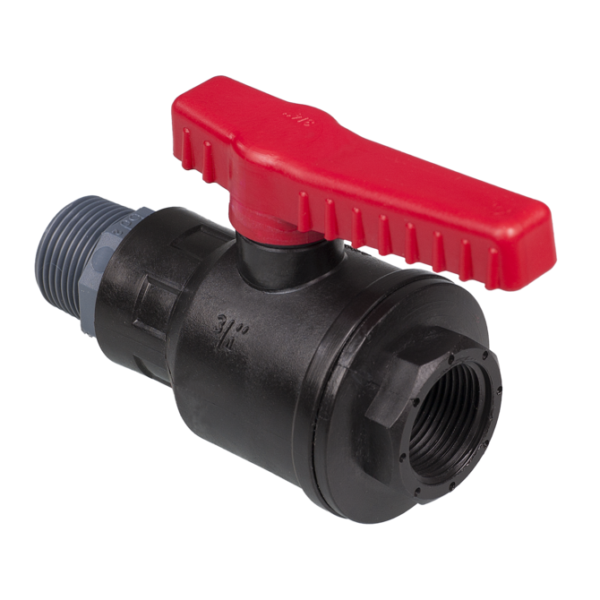 Burkle PP Barrel Ball Valves for Drums & Containers