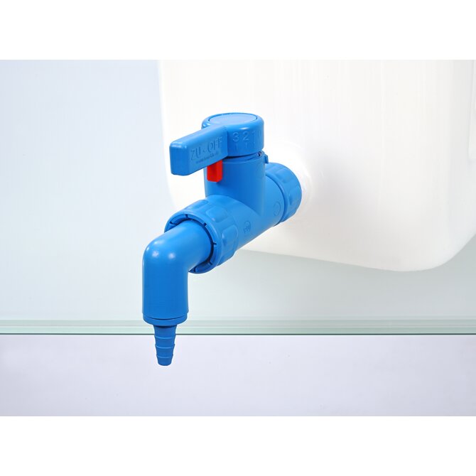 Burkle G 3/4 inch StopCock angled liquid outlet tap