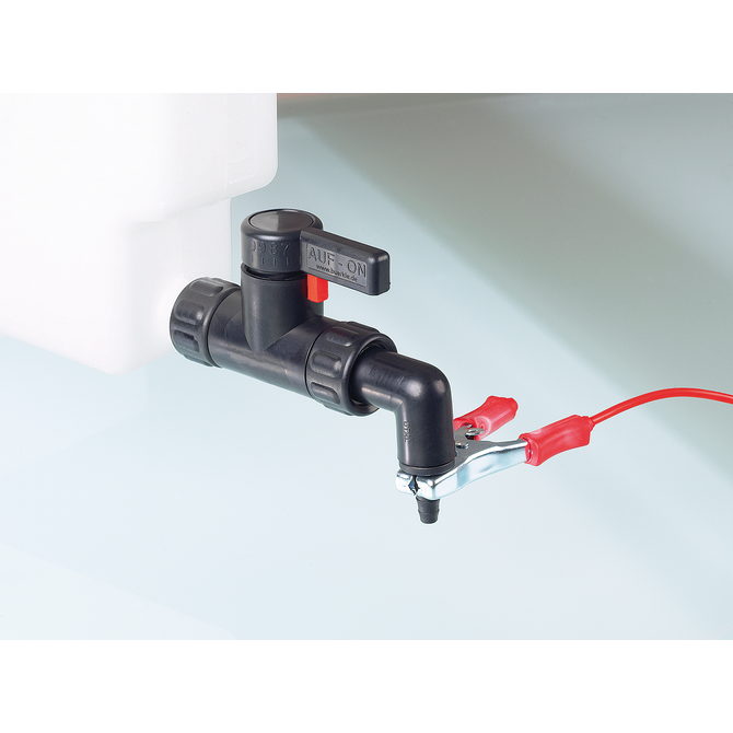 Burkle StopCock PA black dispensing tap with 6 mm spout