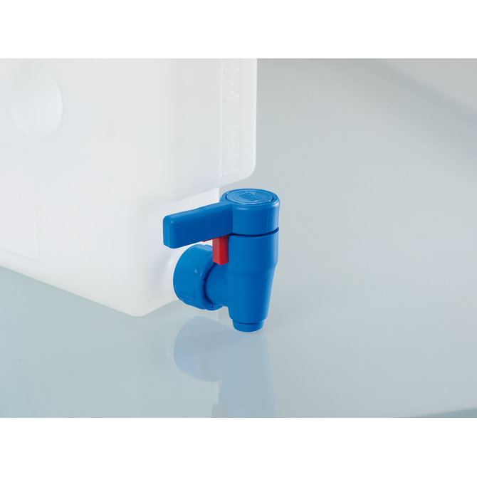 Burkle blue compact spigot for canisters and barrels