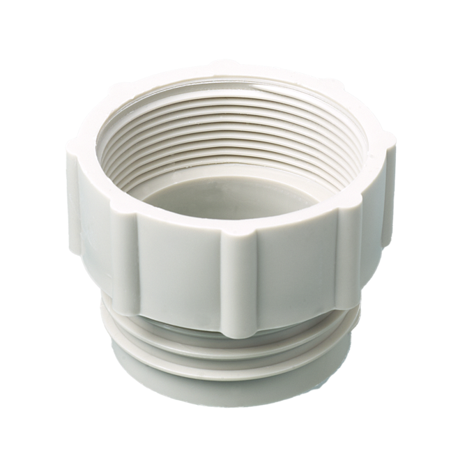 Burkle PP thread adapter 0600-1008 S 61x6 DIN 61 to G 2 inch
