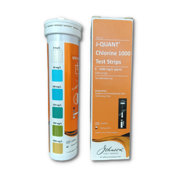 Chlorine 1000 J-QUANT® Semi Quantitative Chlorine Test Strips