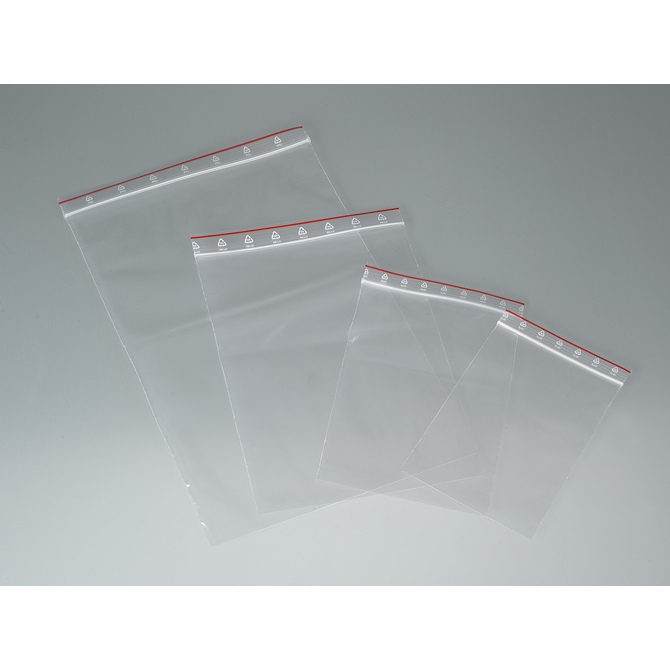 Bürkle LDPE Packaging & Sample Bags with Push-Lock Closure – Pack of 100