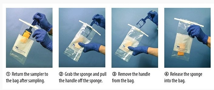 Surface Sponge Stick Mega Sampler  Sponge Sampling System with DE Neutralizing Broth