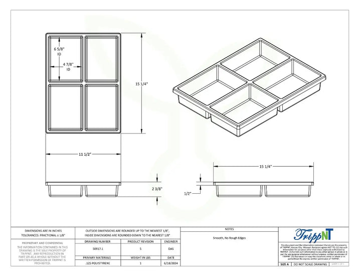 Cart Compartment Drawer Organizers