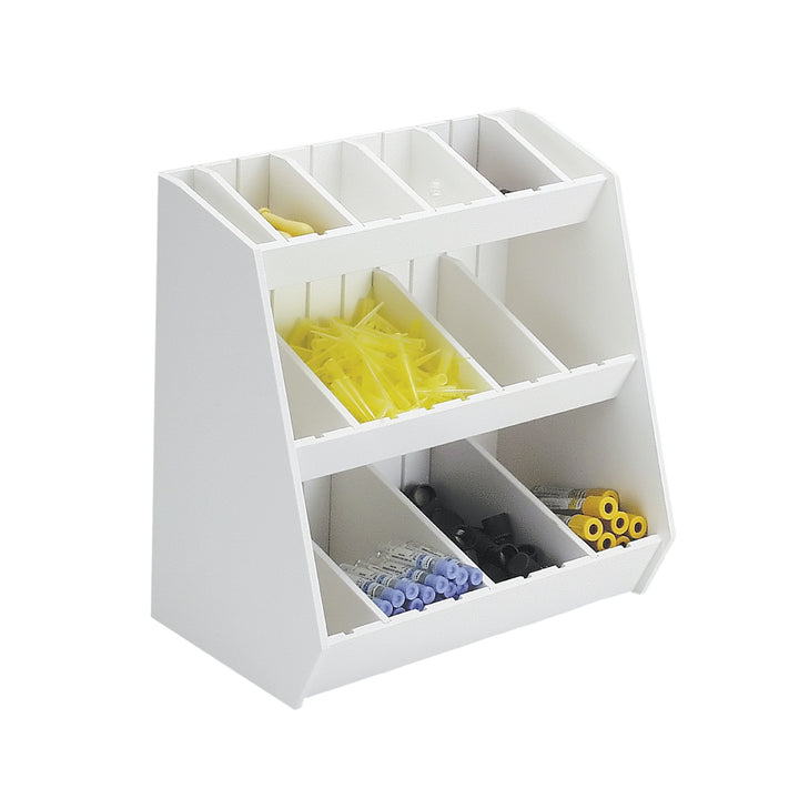 Lab Storage Shelves with Bins