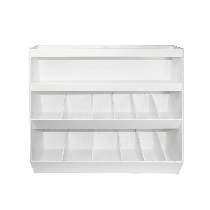 Lab Storage Shelves with Bins
