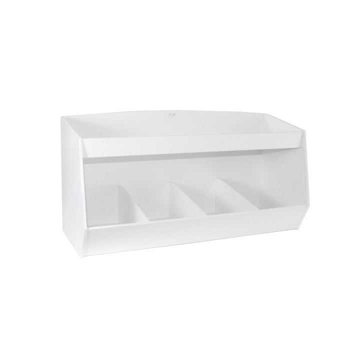 Lab Storage Shelves with Bins