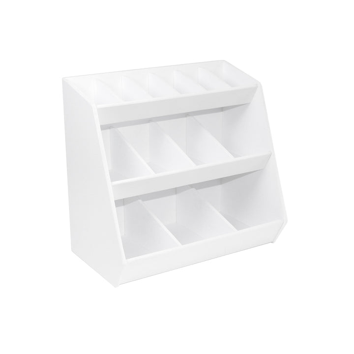 Lab Storage Shelves with Bins