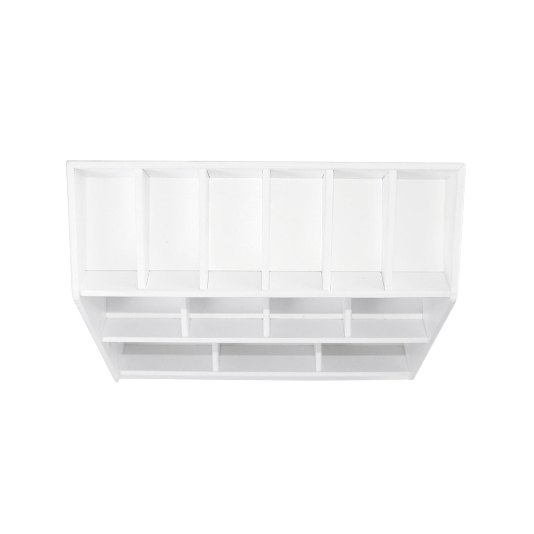 Lab Storage Shelves with Bins