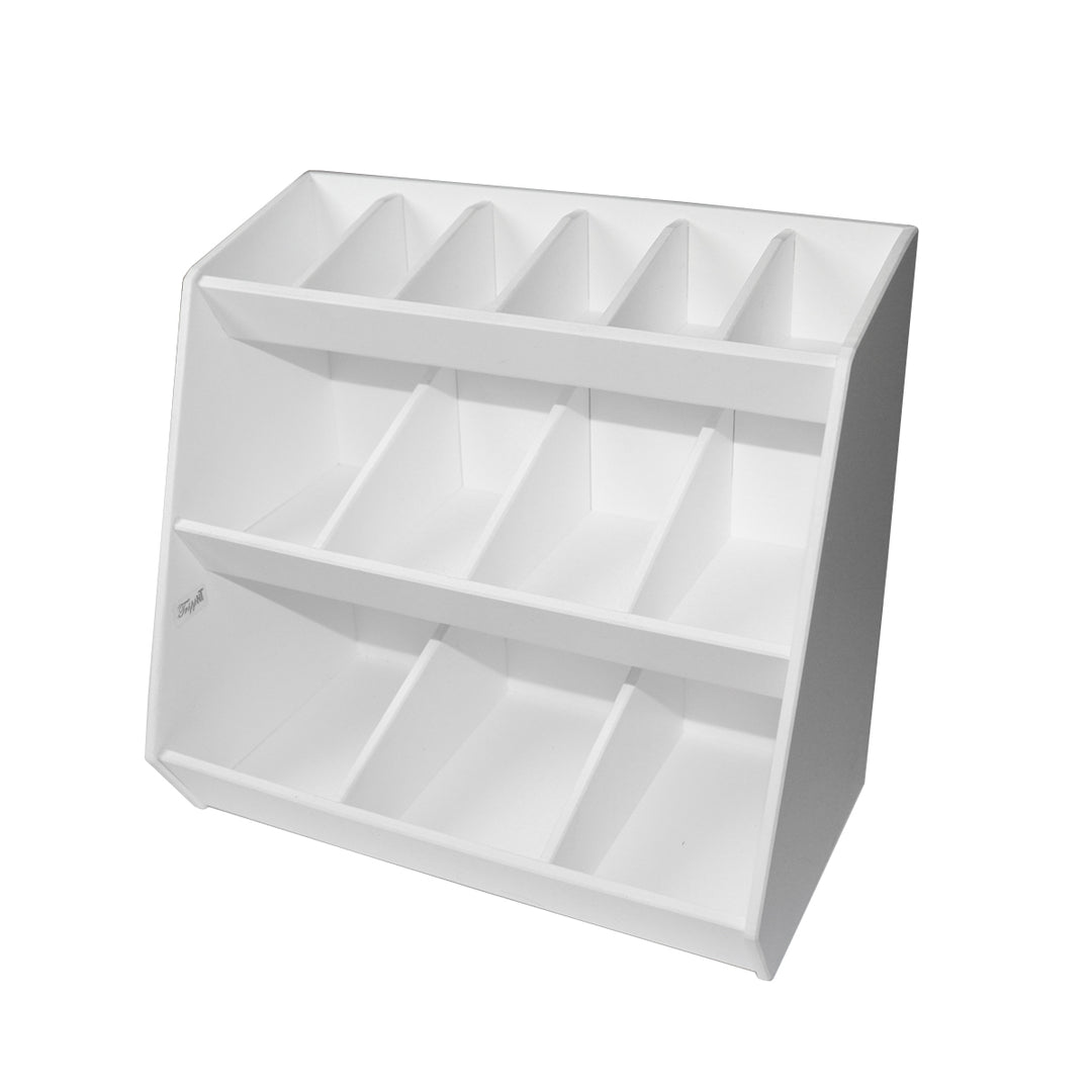 Lab Storage Shelves with Bins