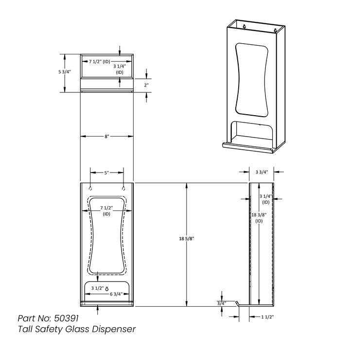 Safety Glass Holders & Dispensers