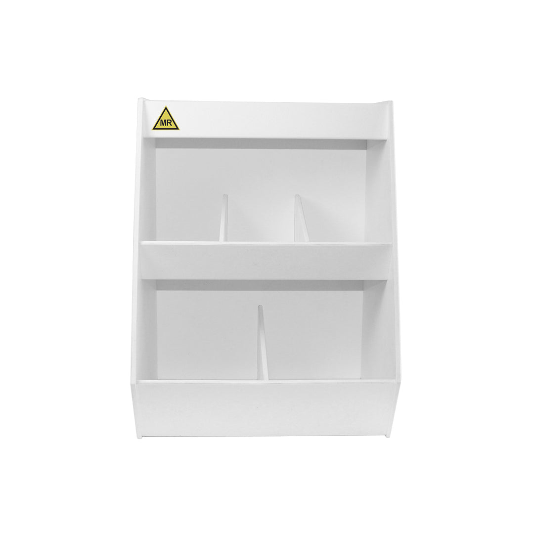 Lab Storage Shelves with Bins