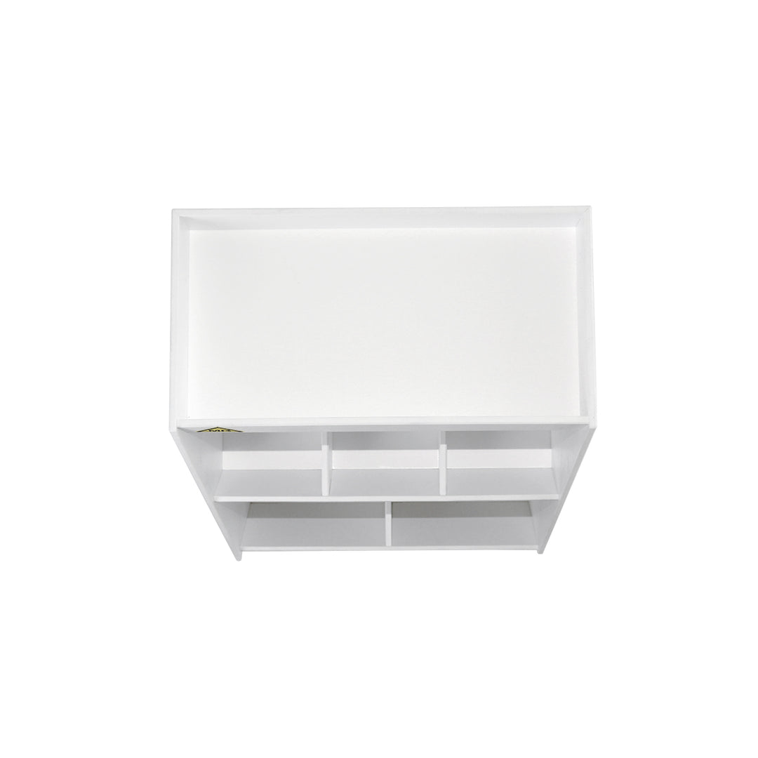 Lab Storage Shelves with Bins