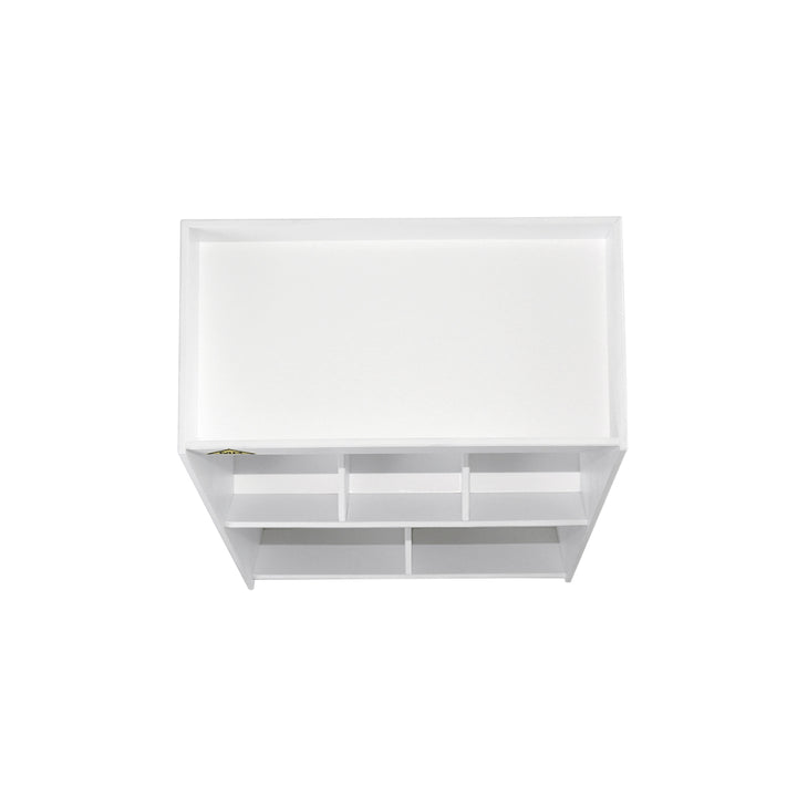 Lab Storage Shelves with Bins
