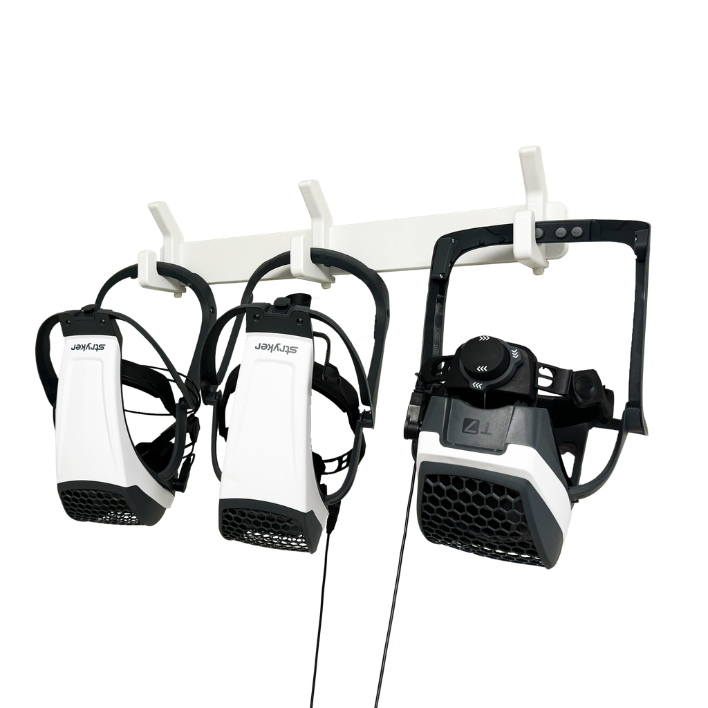 Adjustable Surgical Helmet Rack