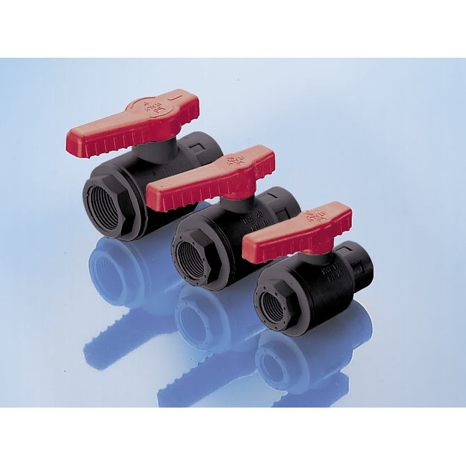 Burkle PP Barrel Ball Valves for Drums & Containers