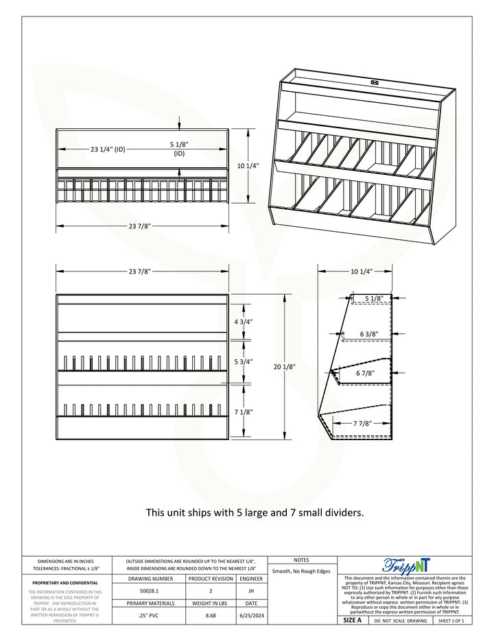 Lab Storage Shelves with Bins