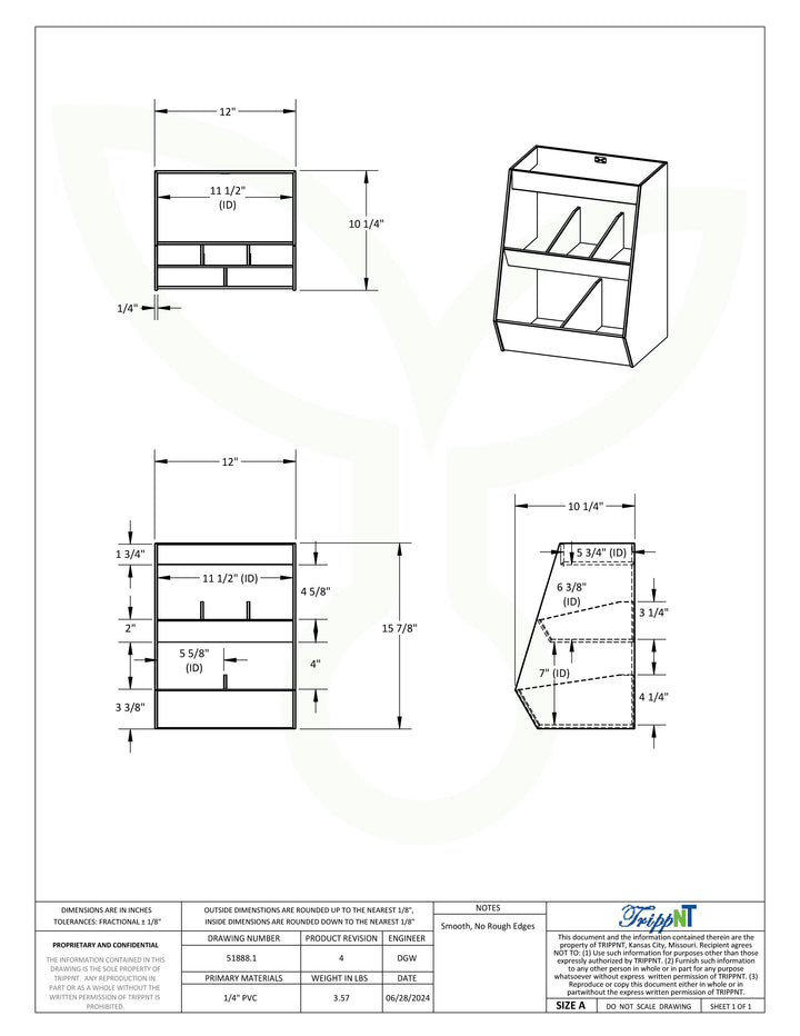 Lab Storage Shelves with Bins