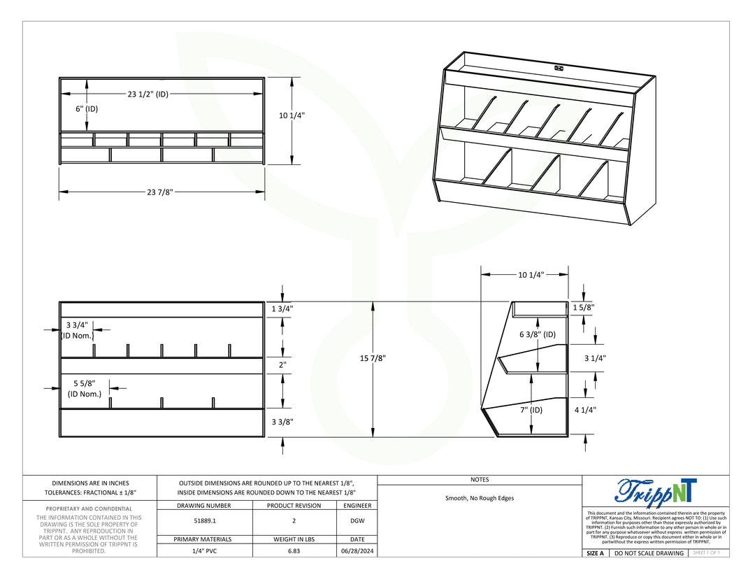 Lab Storage Shelves with Bins