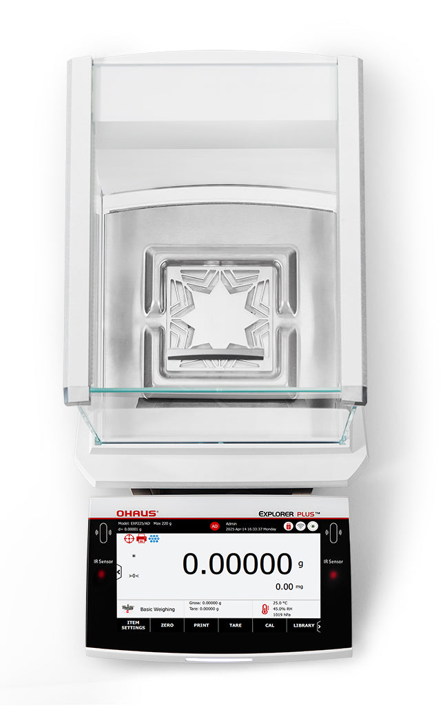 Ohaus EXP125/AD - 120g x 0.01mg Semi-Micro Balance