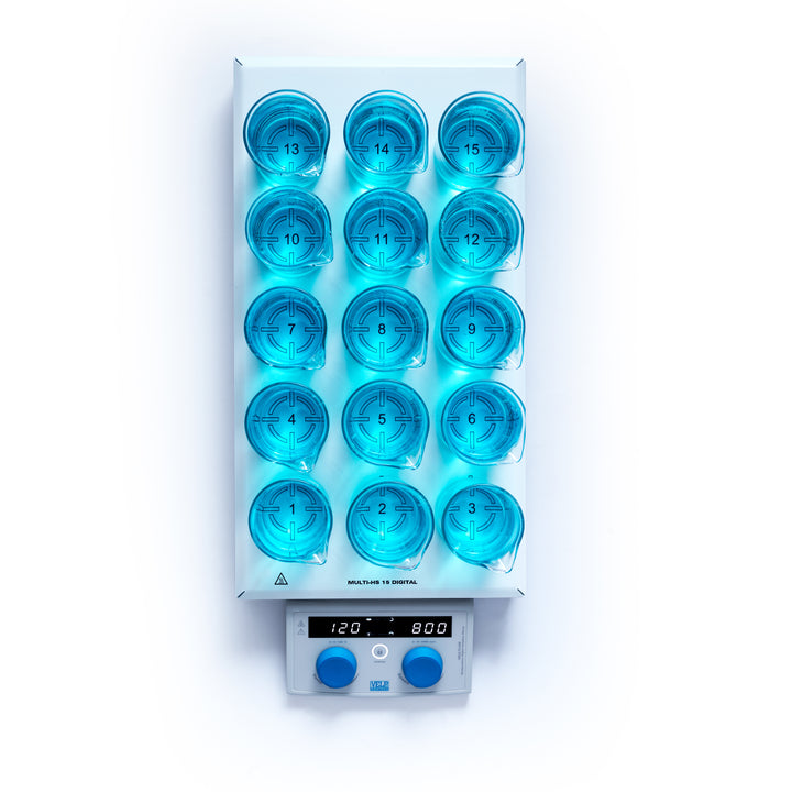 MULTI-HS Digital Multi-Position Hot Plate Stirrer