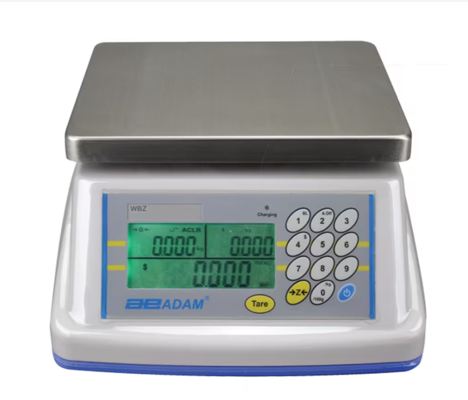 Adam Equipment WBZ 15aM - 6kg x 2g Washdown IP66 Retail Scale