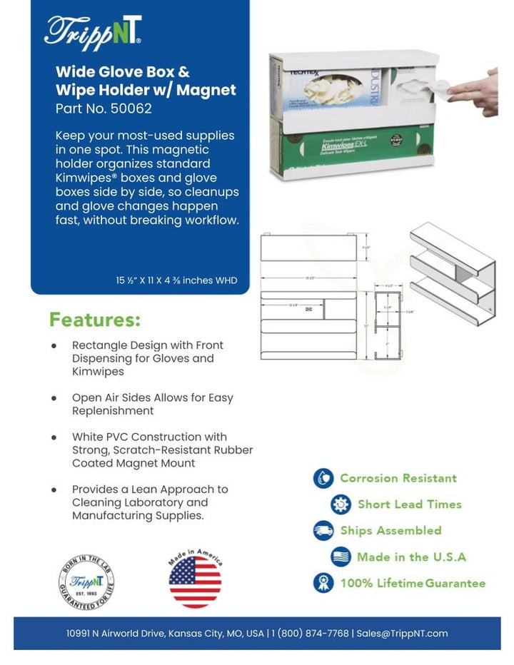 Glove Box and Wipe Holder