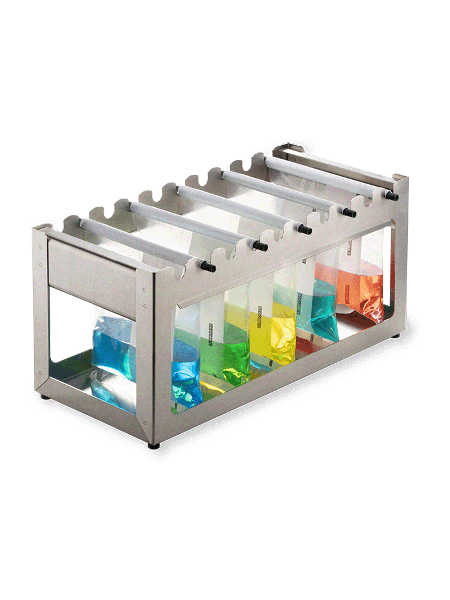 Labplas LABrack Stainless Steel Sampling Bag Rack