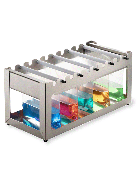 Labplas LABrack Stainless Steel Sampling Bag Rack