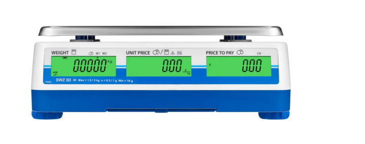 Adam Equipment SWZ 6D - 3kg / 6kg x  1g / 2g Price Computing Scale