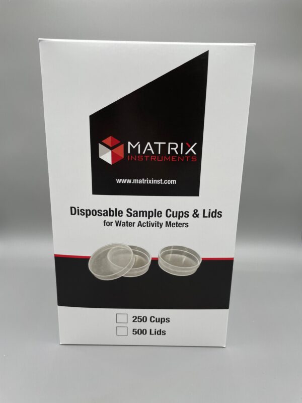 Water Activity Meter Sample Cups + Lids