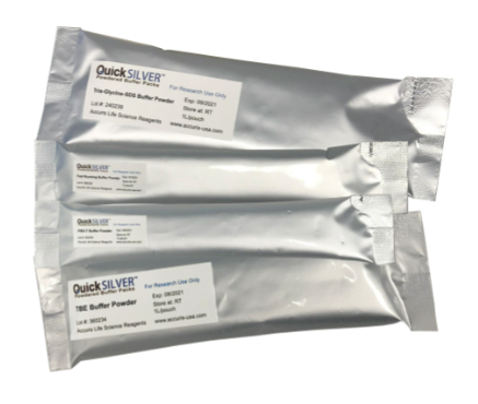 Accuris QuickSilver™Powdered Buffer Packs