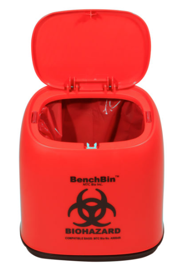 MTC Bio BenchBin™ Benchtop Biohazard Bin