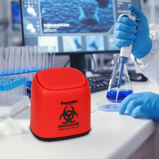 MTC Bio BenchBin™ Benchtop Biohazard Bin