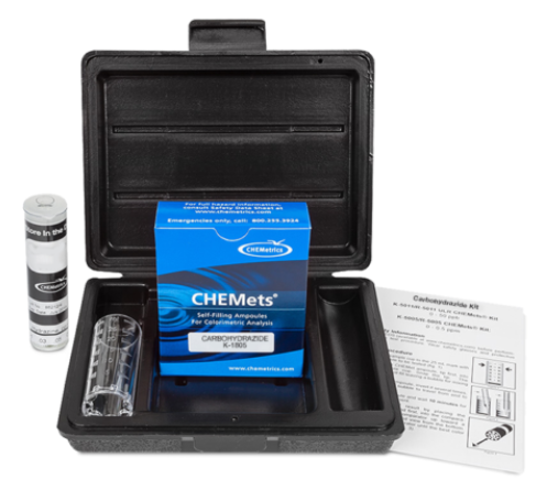 Carbohydrazide CHEMets® Visual Kit - 0-0.50ppm