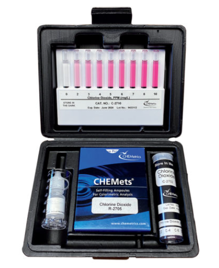 Chlorine Dioxide CHEMets® Visual Test Kit